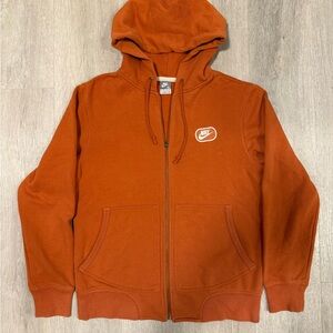 Y2K Nike Burnt Orange Hoodie 2007